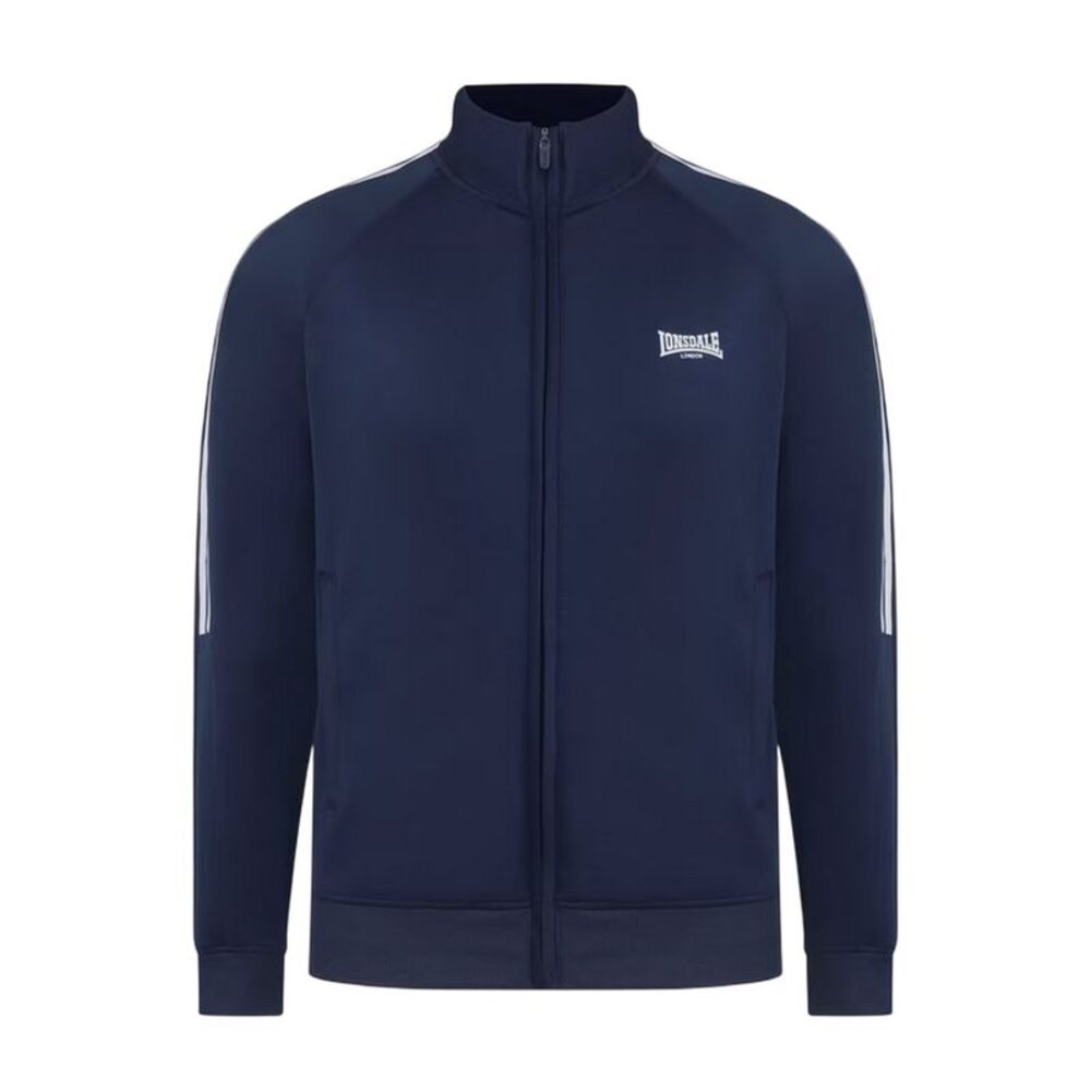 Lonsdale Mens Double Stripe  Track Top / Navy